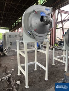 Sweco #TS30S, Turbo Screen classifier, 30" diameter, Stainless Steel housing, internal blower driven by 7.5