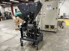 Conair #GB22X, gravimetric blender, 900-1000 lbs/hr 2 component, 120 V., additive feeder, stand on casters
