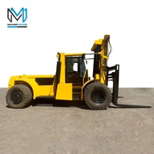 75000 lb. Hyster #H620C, diesel forklift truck, 124.5" load height, 1164 hours