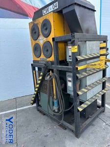 Plymovent #BM-4, portable dust collector, 4 cartridges, 5" inlet diameter, 25 HP, 2008