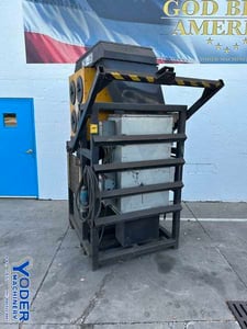 Plymovent #BM-4, portable dust collector, 4 cartridges, (2) 5" inlet diameter, 25 HP, 2008