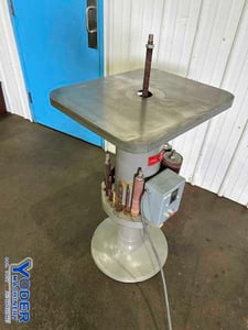 Oscillarin spindle sander, State #B-4, 20" x24" table, up/down tilt, 1/2 HP, extra spindles