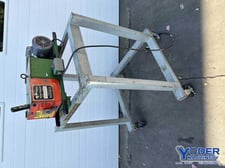 Sweed #LG2-27-92, scrap chopper, 3/4" x1-1/4" infeed opening, 1/4" cut length, 1/2 HP, 162.5 FPM