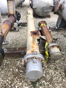 86 sq.ft., 200 psi shell, Southern Heat Excanger, 100 psi tube, 400° F, 1988