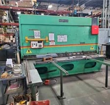 1/2" x 10' Accurshear #850010, power shear, 36" front operated power back gauge, 8' squaring arm, 2-front