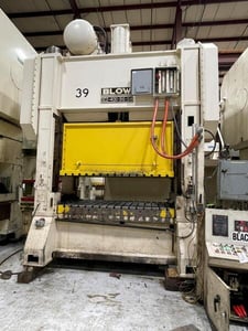 400 Ton, Blow #SC2-400-96-54, straight side mechanical press, 10" stroke, 35" Shut Height, air clutch, 1994