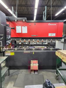 88 Ton, Amada #FBD-8025, CNC press brake, 3-Axis NC9EXII, 8.2' OA, 1995