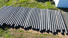 HDPE pipe, 40' +- length, 24" +- diameter pipe