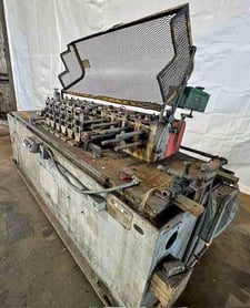 10 Stand, Dahlstrom, rollformer, 6" roll space, 1" spindle diameter