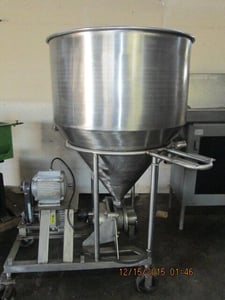 Stainless Meat Grinder, with large feeding funnel tank