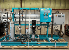 Nanofiltration skid system, 17.9 GPM, refurbished