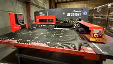 22 Ton, Trump #AE2510NT, CNC Servo turret punch, 50" x100", 2017