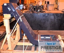 Moretech #497R-114L, chip conveyor,brand new,never used, 16.5"W, 70" L, 1.3 HP,S/N M2211-001-K, #32912
