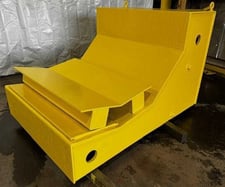 Herr, L type exit coil car, 62" OD, 32" OA, 6" dia.