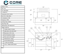 750 KVA 4160 Delta Primary, 480Y/277 Secondary, PAD, proCORE(3 avaialble, Immediate Shipment Available)