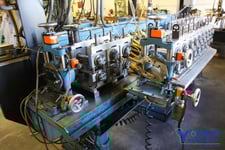 19 Stand, Dreistern #P-60, side by side dual palss rollformer, 5" roll space, 25mm shaft, rafted