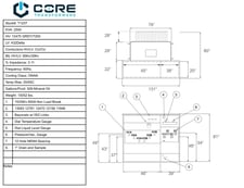 2500 KVA 12470GrdY/7200 Delta Primary, 432 Delta Secondary, PAD, Recon(2 available, shipment available in 10