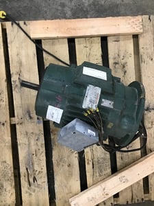 12.8 HP 3385 RPM Reliance, Frame 254UR3, DC torque motor, 460 VA, 230 VF