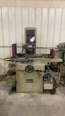 Kent #KGS-250AH, surface grinder, 18X8 magnet base, coolant tank, S/N 92075212, 1992