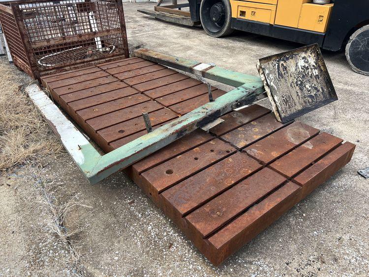 119-1/4" L x 54" width x 6" H, Bolster Plates, 9" centers