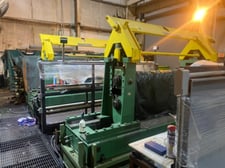 72" x .5" Pro-Eco, 2-slitter heads with pinch rolls, side guides & feed, R to L