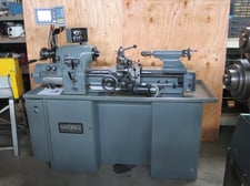 11" x 18" Hardinge #HLV-H, Precision Toolroom Lathe, in/mm threading, Acu-rite DRO, 1997