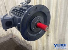 25 HP 1765 RPM Fukuta, Frame 180M, electric induction motor, new, never used, 2018