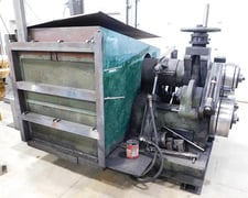 5" x 5" x 3/8" Buffalo #2, angle bending roll, 5-1/2" shaft diameter, 5-3/8" travel on pinch roll