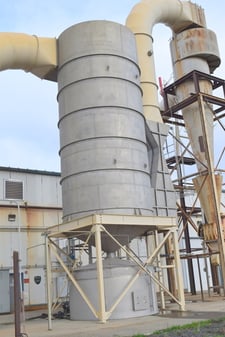 Sly #Venturi-Scrubber, 80000 acfm inlet gas flow, 72206 scfm outlet gas flow, Stainless Steel