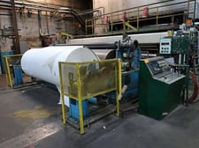 Manchester, 130" W horizontal track reel, 50 HP, with console, Allen Bradley Panelview 1000