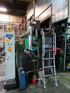 Manchester, 2-roll 128" calendar stack, 3 zone, w/17.897" x 128" face roll & 23.885" x 128" face roll