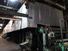 Beloit, 132" face dryer section, 48" diameter, 150 psi rated (28 cans)