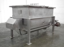 L & A, Stainless 350 gallon double rotating auger spiral coil batch cooker