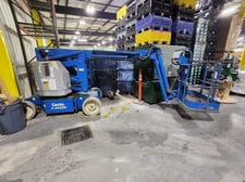 500 lb. Genie #Z-34/22N, electric boom lift, 40' working height, 34' platform lift height, battery