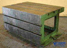 Willis, 29 x 21 -1/2" x 17 -1/4" box drill table, cast iron