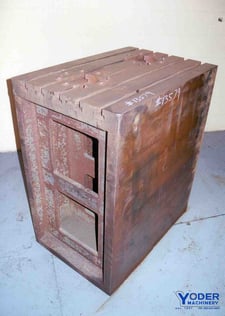 Box drill table, 36 x 24 x 42, cast steel