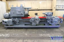 No. 4A Warner & Swasey, M3550, turret lathe, 29-1/2" swing, 3-jaw 28" chuck, 12-1/2" spindle hole