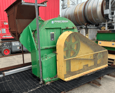 58" Precision #58-60-16, Drop Feed Chipper, 6 knife, 150 HP motor