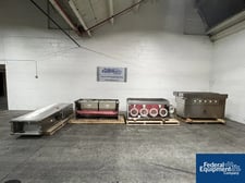 Skan Isolator #PSI-M, type 4 KHS, 72", Stainless Steel construction, disassmbled, (4) glove access &