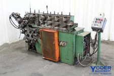 6 Stand, B & K, rollformer with circle attachment, 1.5" arbor, 5-3/4" roll space, 5 HP, variable speed drive