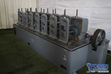 8 Stand, Yoder #M2-1/2, rollformer, 2-1/2" spindle diameter, 14" roll space, coolant