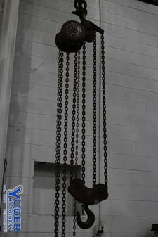 8 Ton, Budgit, chain fall hoist