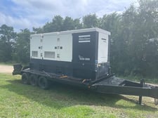 503 KW Atlas Copco #QAS600, trailer mounted, Tier 2, sound attenuated enclosure, 240/480 Volts, 2314 hours