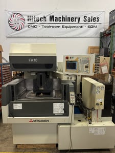 Mitsubishi #FA-10, 13.8" x 9.8" x 8.6"travels,submerged,AT,Mits 64 bit Control,wire chopper, 2002, #0870