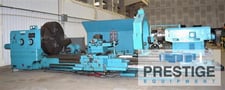 63" x 196" Poreba #TCG160, 40 ton capacity, Inch/Metric threading, boring bar attach., 100 HP, #32138
