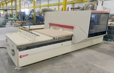 SCM #Pratix-S15A, CNC Router, 5' x 12', vacuum pumps, boring block, 2012