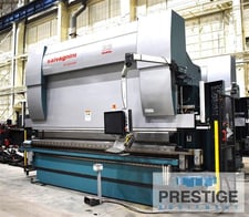 242 Ton, Salvagnini #B3, 7-Axis, 13' overall, 142" between housing, 5-Axis Back Gauge, crowning, clamping