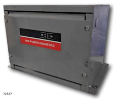 9 KVA 240 Primary, 208 Secondary, Rex Power magnets #RC9C-B, S/N J 16890, new