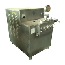 Waukesha Cherry-Burrell #SS-2100-VBR, homogenizer, 1260 GPH, 1500 psi, 1 stage