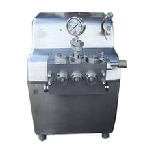 Waukesha Cherry-Burrell Stellar Series, high-pressure pump / homogenizer, 40 HP Brook motor, 1765 RPM, 575